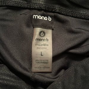 Mono b faux leather leggings